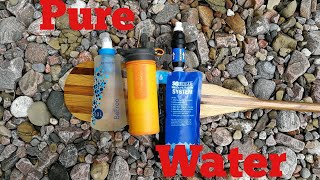 Backcountry Water Filtration- Sawyer vs Katadyn vs Grayl