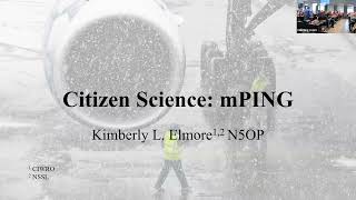 SCARS - Dr. Kim Elmore N5OP - mPING, the NSSL Weather App