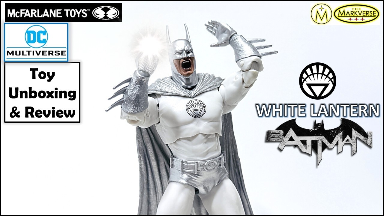 WHITE LANTERN BATMAN McFarlane DC Multiverse Unboxing & Review