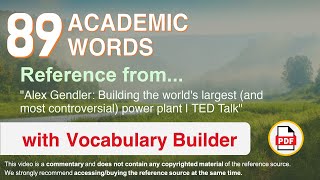 89 Academic Words Ref from \\