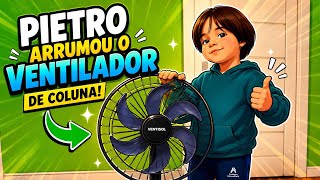 ARRUMANDO O VENTILADOR VENTISOL QUE COMPRAMOS NO RECICLÁVEL #pietronatel #kipas #kipasangin 