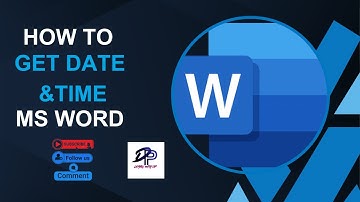 How to Insert Date and Time in MS Word |Update Date & Time #MSWord#MicrosoftWordTutorial