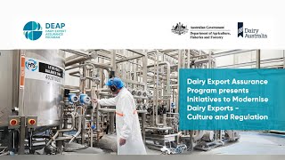 Initiatives to Modernise Dairy Exports