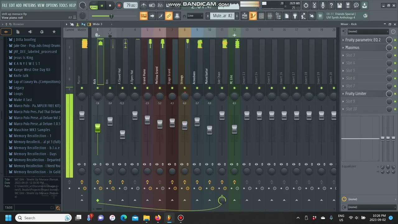 MC Eiht - Straight Up Menace (FL STUDIO Remake)