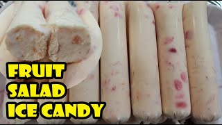 SOFT & CREAMY FRUIT SALAD ICE CANDY RECIPE (NO CORNSTARCH ICE CANDY) | SPECIAL FRUIT SALAD ICE CANDY screenshot 2