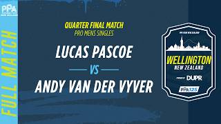 Lucas Pascoe vs Andy Van Der Vyver at the Wellington PPA 125 | Quarter Final Match