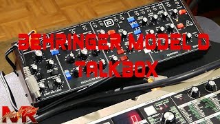 Behringer Model D Talkbox Setup