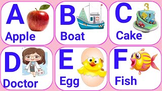 A For Apple B For Boat Learn Alphabet A To Z Abcdnursery Rhymes