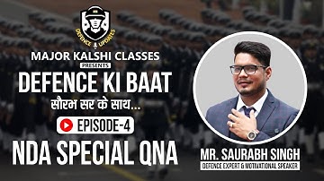 Defence Ki Baat - Saurabh Sir Ke Saath - NDA Special Questions Answers