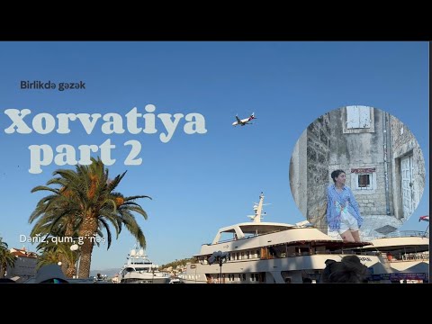 Xorvatiya vlogu part 2 ✈️ , Şirin otel və səhər yeməyi, Adriatik dənizi, Split, Trogir şəhərləri