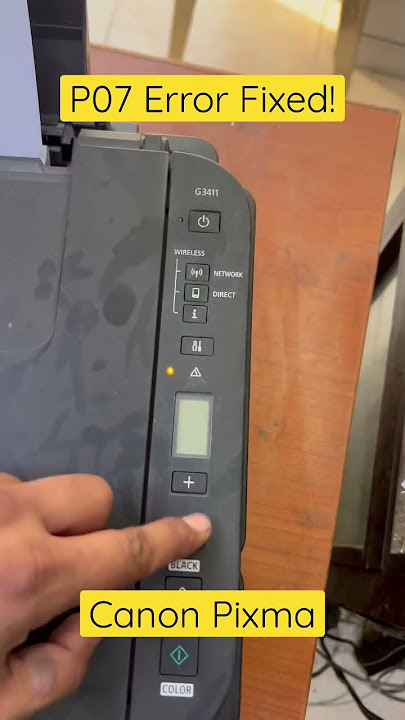 How to Fix the P07 Error on Canon Pixma Printers