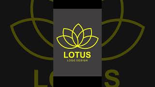 Lotus Logo #coreldraw  #shorts #coreldrawtutorial #logotutorial #logo