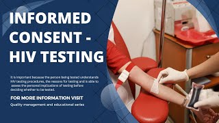 INFORMED CONSENT FOR HIV TESTING॥HIV TESTING POLICY॥HIV॥NABL॥INFORMED CONSENT॥NABH