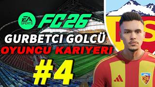 YALAN HABER YÜZÜNDEN HOCAYLA KAVGA ETTIK // GURBETCI GOLCÜ // EA FC 26 OYUNCU KARIYERI