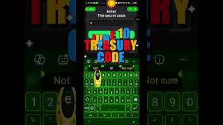 Treasury Secret Code | Treasury today Secret Code | june 10, 2025 Treasury Secret Code