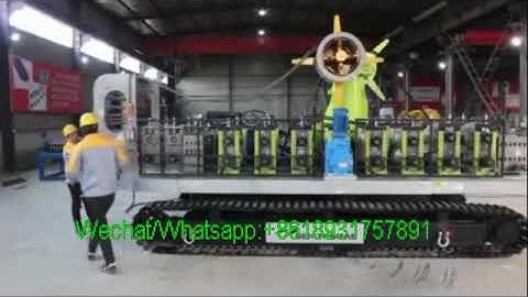 Greenhouse gutter machine