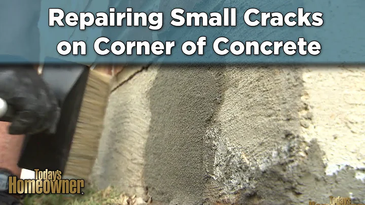 Repairing Small Cracks on Corner of Concrete Foundation-Shear Crack or Concrete Corner Pop