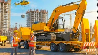 Excavator & Dump Truck Working Together | Construction Simulator screenshot 1