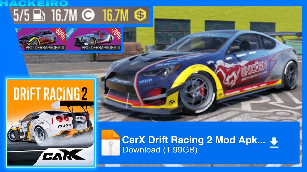 CarX Drift Racing 2 Mod Dinheiro Infinito V 1.24.0 Atualizado 2022