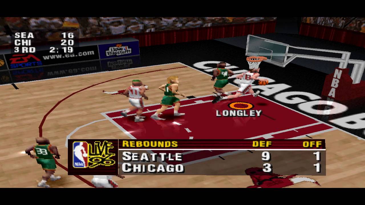 NBA Live 96 PS1 Gameplay HD