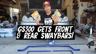 How To Install Front and Rear Sway Bars In A Lexus GS300!