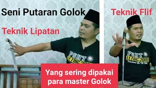 Belajar Golok 2 teknik flif dan 3 teknik lipatan