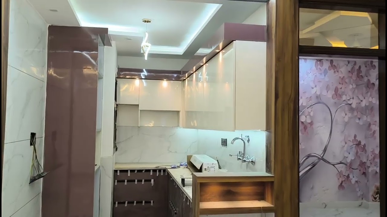 3 BHK flat- final interior design  Dwarka mod