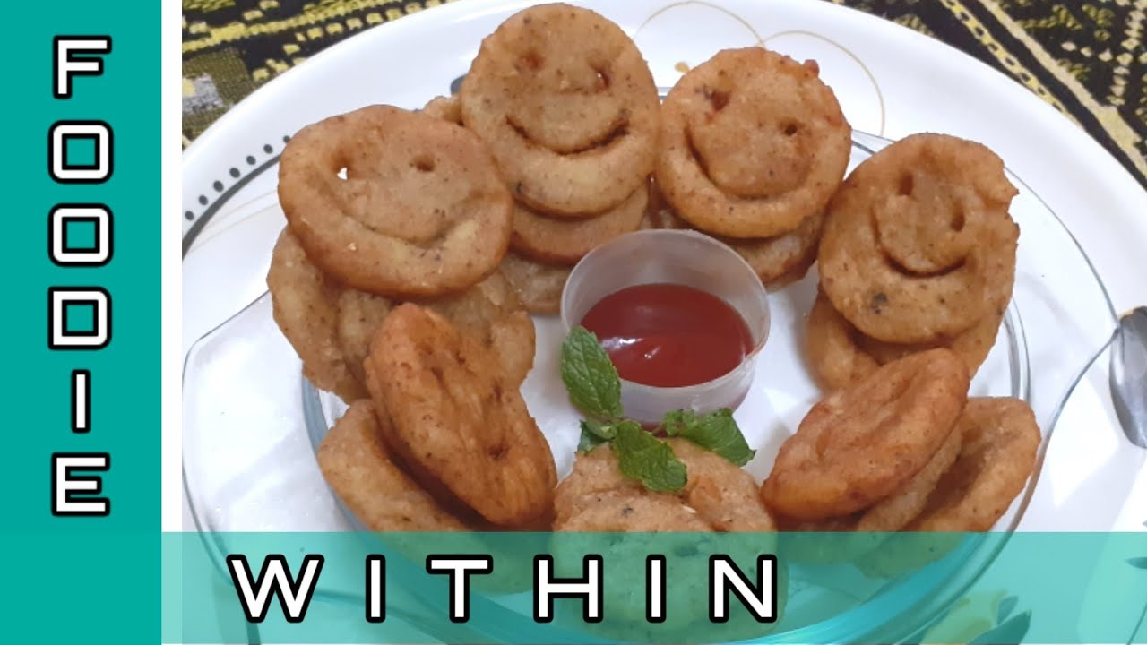 How to make Homemade Potato Smiley/Emoji Fries/பொட்டேட்டோ ஸ்மைலி/Snack recipe/Kids Favourite