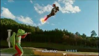 Kamen Rider Black scenes in Super Hero Wars GP