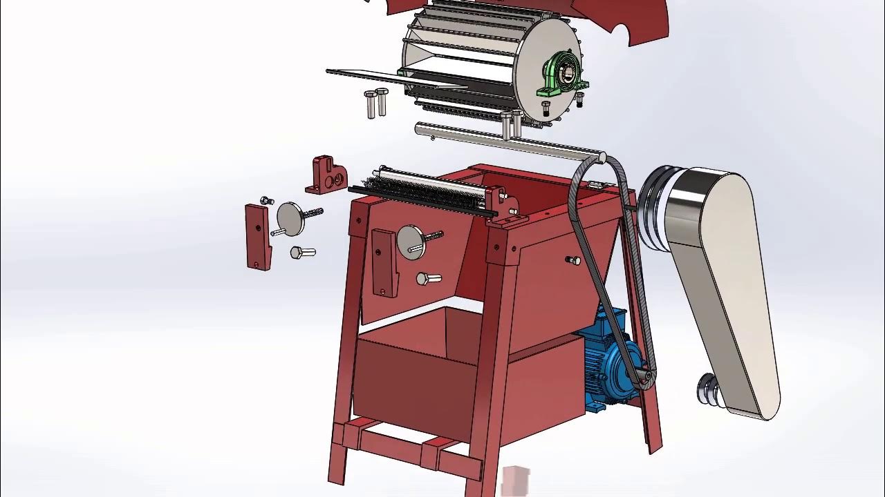 Great Machine( Banana Fibre Extractor) in Tanzania - YouTube