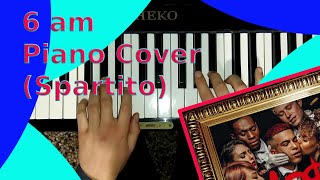 Video thumbnail of "Sfera Ebbasta - 6 AM Piano Cover (Spartito)"