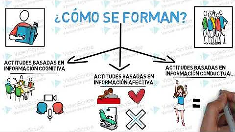 ¿Qué es la formación de actitudes?