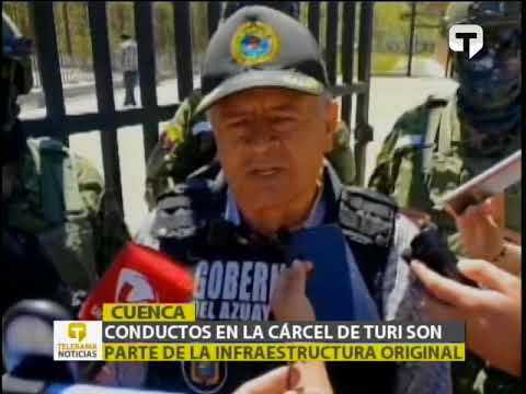 Conductos en la cárcel de Turi son parte de la infraestructura original