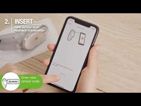 How to insert a new Dexcom G6 Sensor
