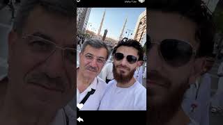 Moaz Marwa With Father On The Mountain Uhod Muaazmarwah1