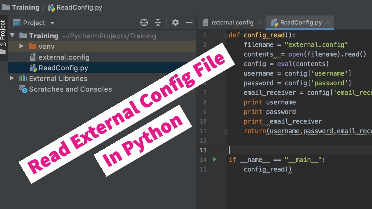 How To Read Config File In Python