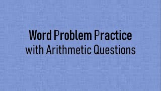 Lecture 11: Word Problems (Part 6)