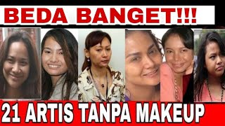 Beda Banget‼️21 Wajah Asli Artis Indonesia Tanpa Memakai Makeup