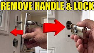 How to Remove Door Handle with Lock
