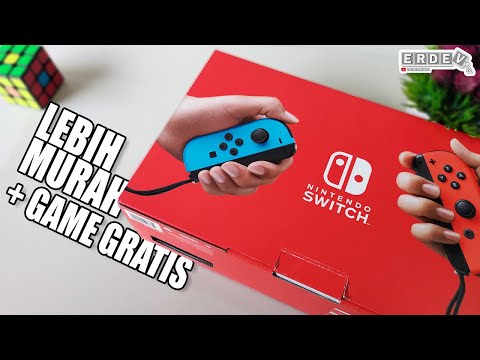 BELI NINTENDO SWITCH MURAH GAMENYA GRATISAN SEMUA! - Unboxing Nintendo Switch V2 di Tahun 2022