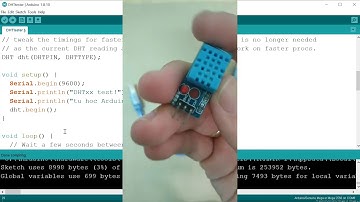 Tự học Arduino cùng TiTiEch: giao tiếp cảm biến DHT11