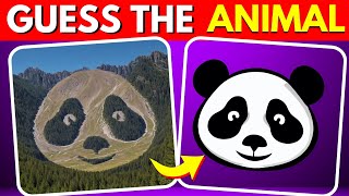 Guess the Hidden animal by ILLUSION - Quiz