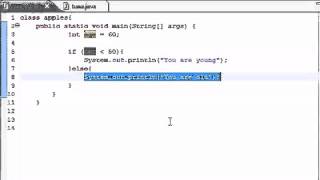 Java Programming Tutorial   18   Nested if Statements