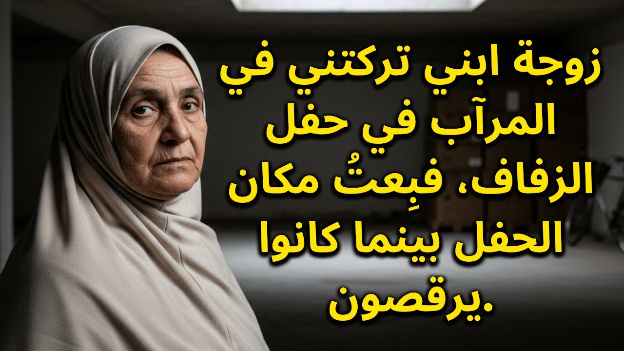 زوجة ابني تركتني في المرآب في حفل الزفاف، فبِعتُ مكان الحفل بينما كانوا يرقصون.