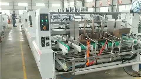 SimSun Apollo-170FCV Folder Gluer (Special crash lock bottom box with partition flaps)