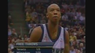 Sam Cassell 23 Points 7 Ast Vs. Raptors, 2001-02.