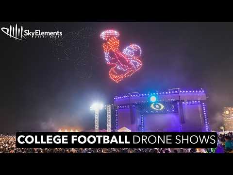 College Football Drone Shows | Sky Elements Drone Shows