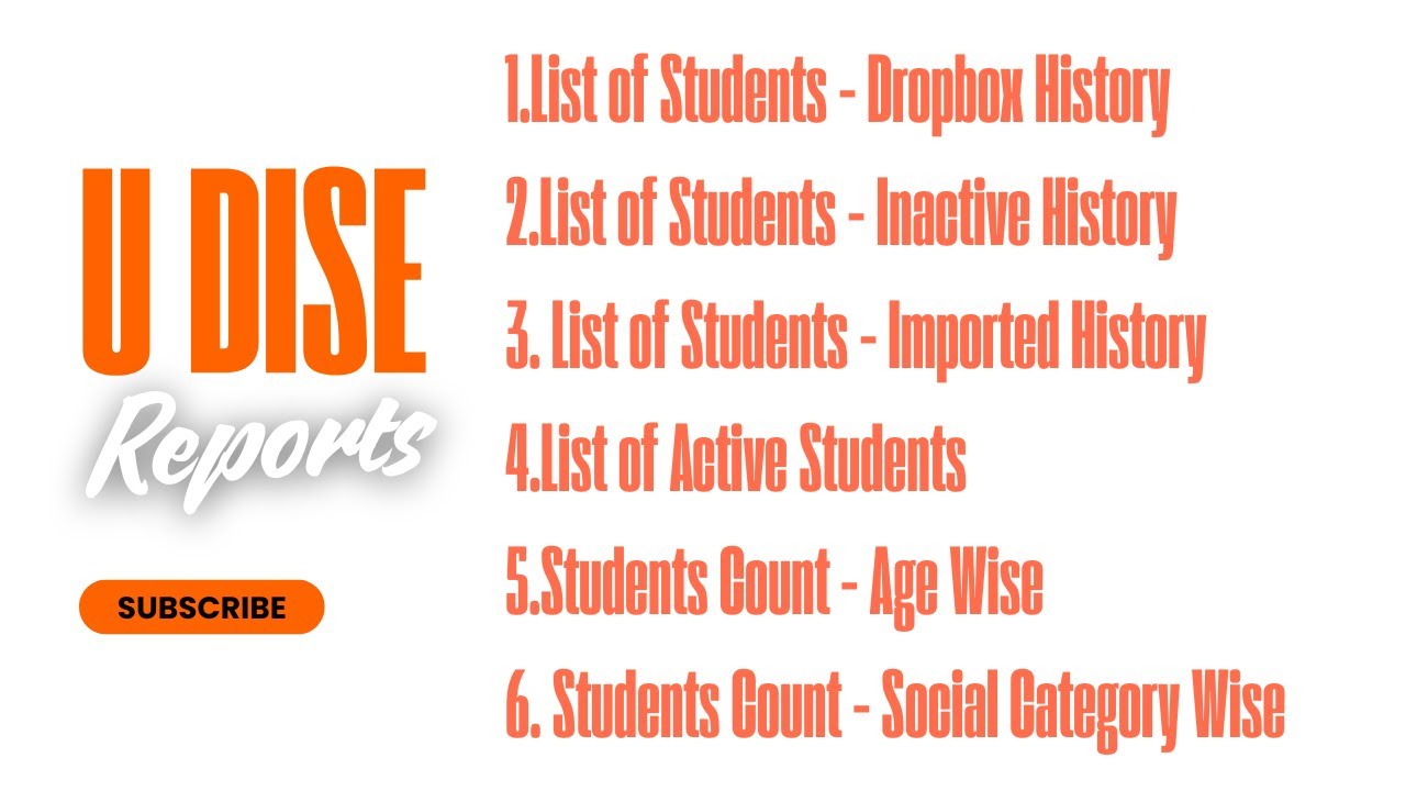 U DISE+ DOWNLOAD ALL REPORTS - YouTube
