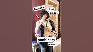 my FAVORITE chest binders!🙆🏻 #enby #nonbinary #chestbinder #fashion #androgynous #trans #style