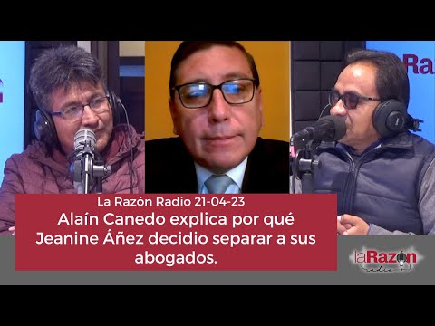 Alaín Canedo explica por qué Jeanine Áñez decidio separar a sus abogados.